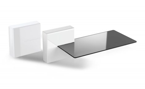 Meliconi GHOST CUBE SHELF WHITE kábel takaró sín, AV polc